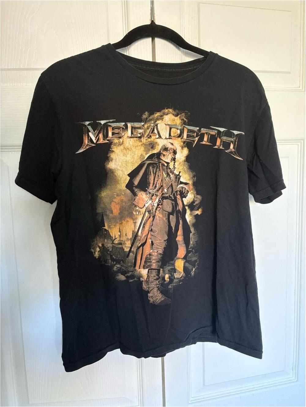 Black Vintage Megadeath Band T-Shirt
